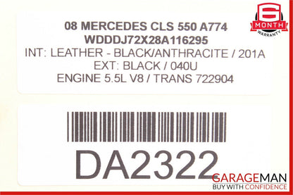 06-11 Mercedes W219 CLS550 Rear Right Side Door Lock Latch Actuator Keyless Go