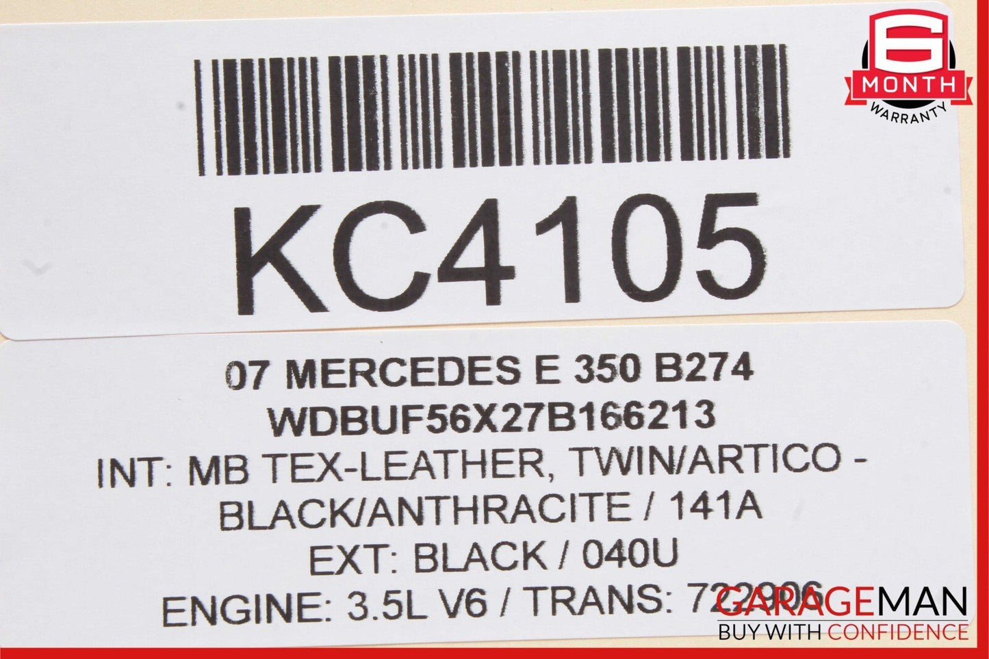 03-09 Mercedes W211 E350 E550 Front Left Driver Side Door Control Module OEM