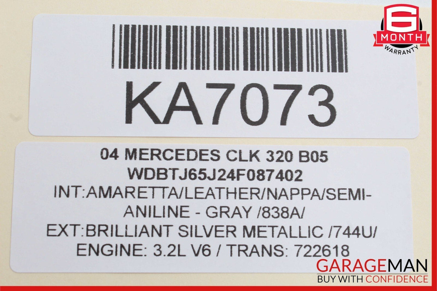 01-04 Mercedes W209 CLK320 C240 Dash Hazard Light Control Switch Module Unit OEM