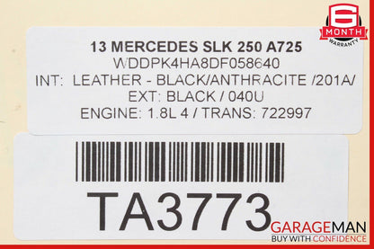 12-15 Mercedes R172 SLK250 1.8L Engine Motor Block Long Block M271 OEM