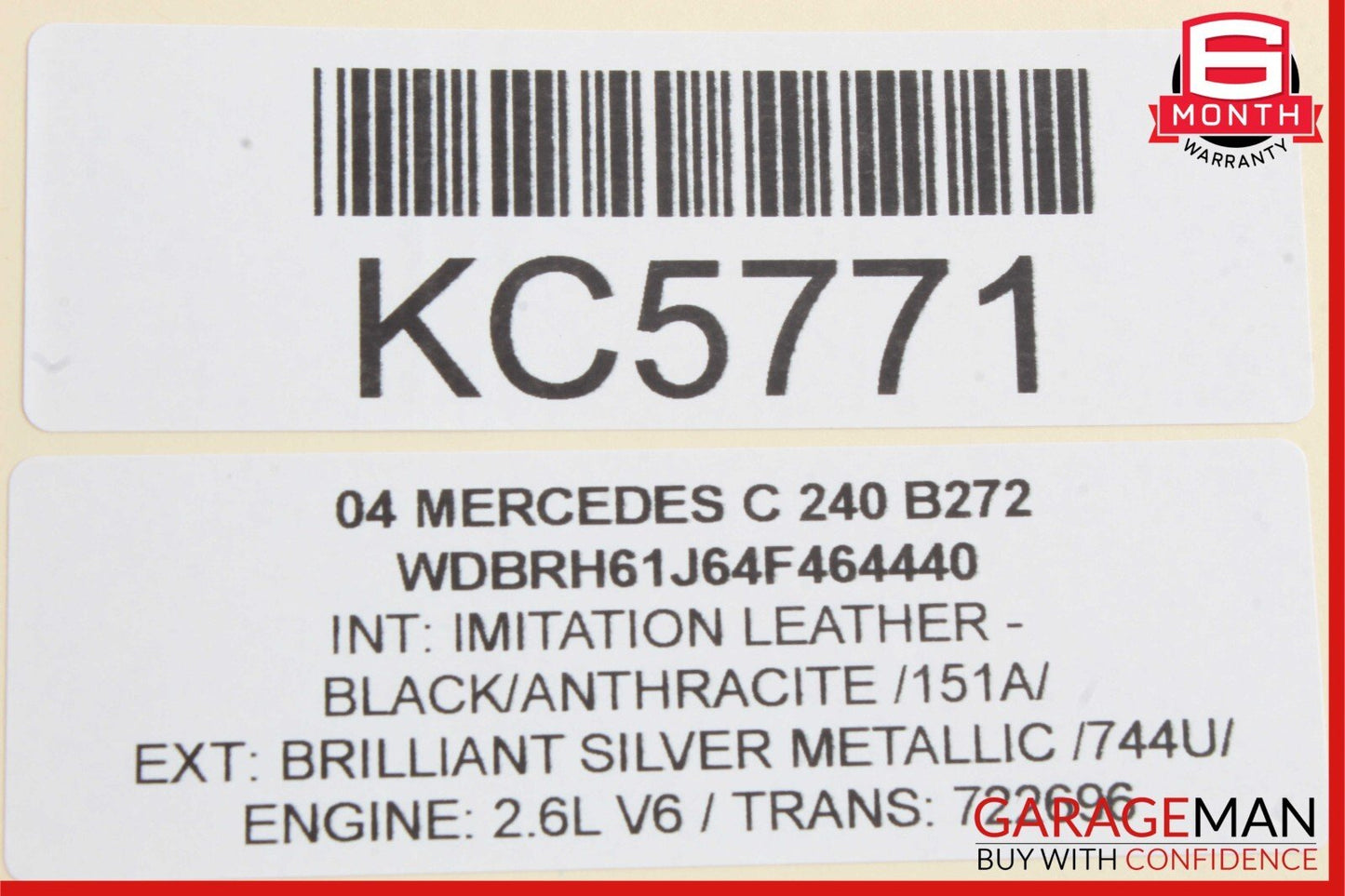 01-07 Mercedes W203 C240 Front Right & Left Side Door Sound Audio Speakers Set