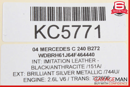 01-07 Mercedes W203 C240 Front Right & Left Side Door Sound Audio Speakers Set