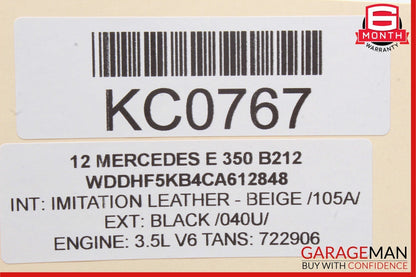 10-18 Mercedes E250 E350 E550 CLS550 Rear Overhead Dome Light Reading Map Assy