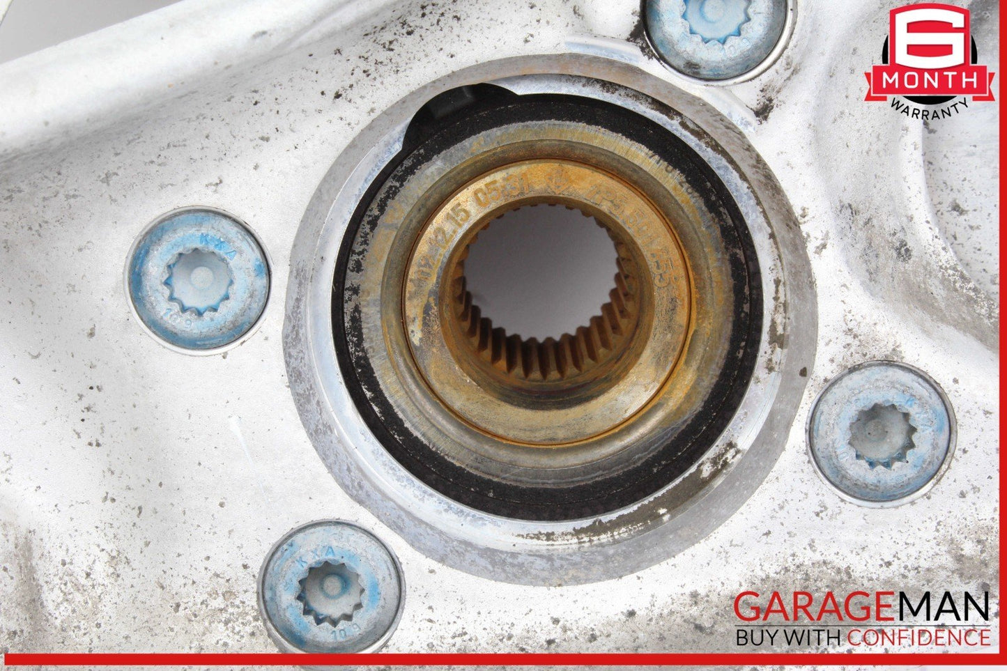 11-18 Porsche Cayenne 958 Front Right Spindle Knuckle Wheel Hub 7P0615312B OEM