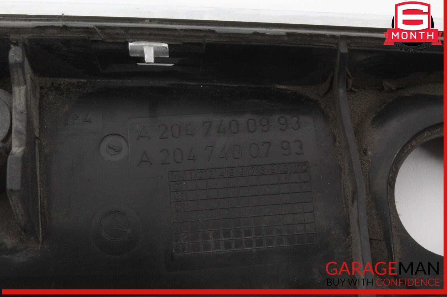 08-14 Mercedes W204 C300 C250 Trunk Lid Tailgate Handle Trim Cover Chrome OEM