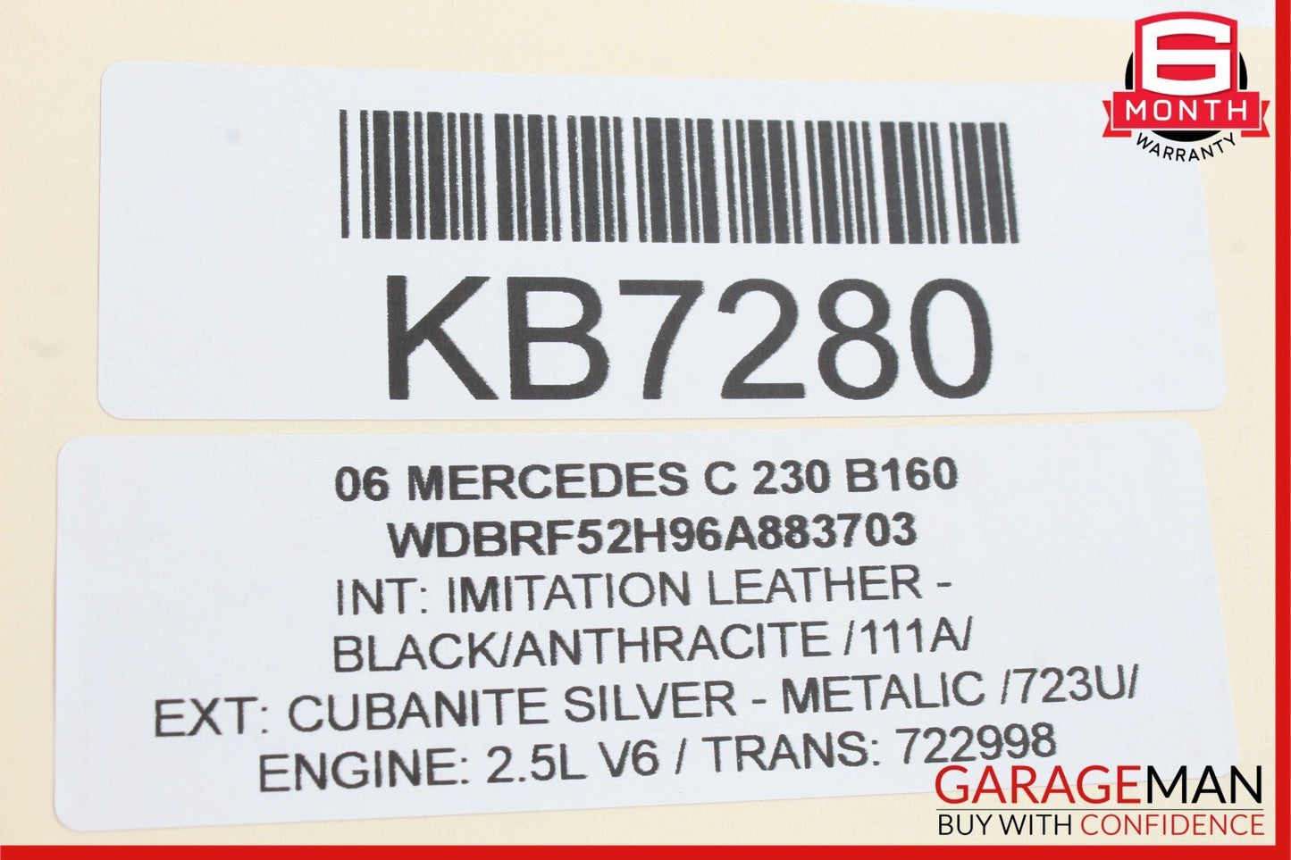 01-07 Mercedes W203 Ð¡280 C240 Rear Right Side Door Controller Module