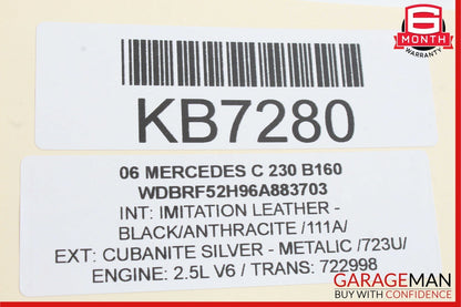 01-07 Mercedes W203 Ð¡280 C240 Rear Right Side Door Controller Module