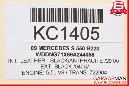 07-13 Mercedes W221 S550 S400 S500 Rear Right or Left Side Door Control Module
