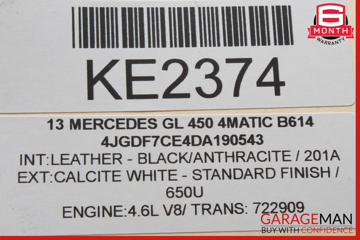 12-19 Mercedes X166 GL450 GLE43 AMG Window Regulator Motor Front Left Side OEM