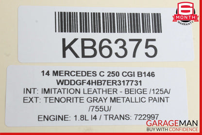 08-20 Mercedes C250 C350 CLS550 SLK250 Front Right Side Door Lock Latch Actuator