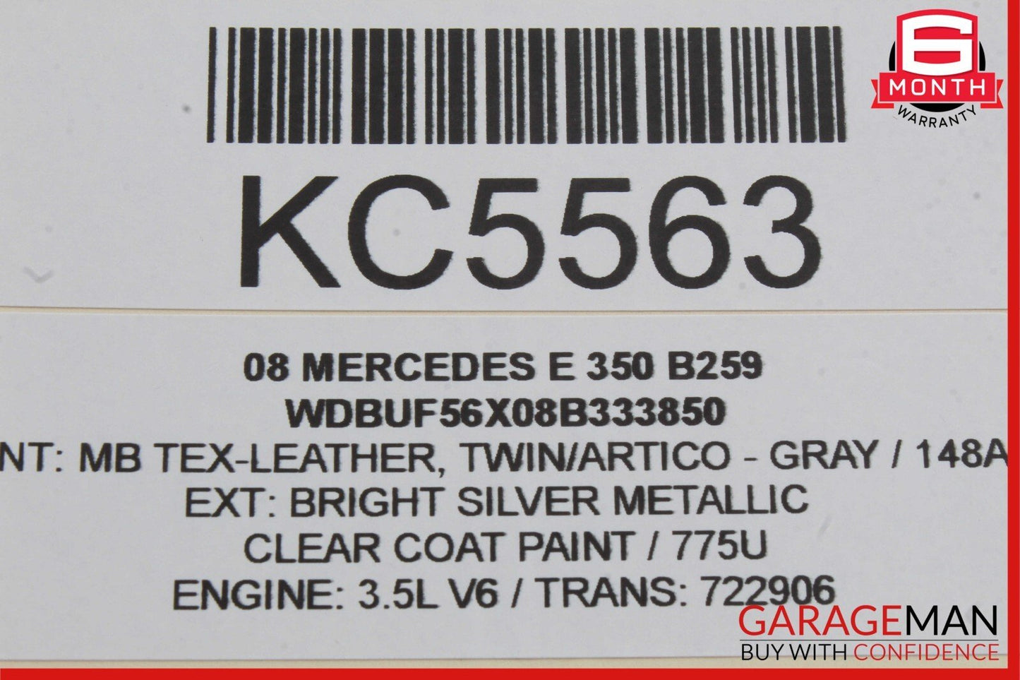 03-09 Mercedes W211 E63 AMG  Front Right Interior Trim Panel A Pillar Suede OEM