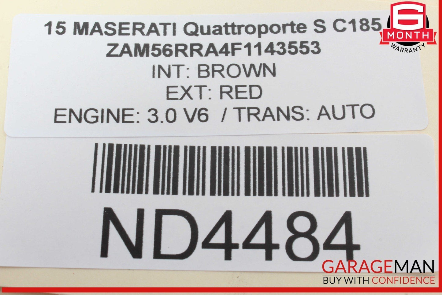 14-17 Maserati Quattroporte S Rear Right or Left Lower Suspension Control Arm