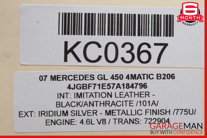 06-13 Mercedes X164 GL450 ML350 Window Regulator Motor Front Left Driver OEM