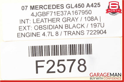 06-09 Mercedes X164 GL450 ML350 Tire Pressure Control Module 1645403762 OEM