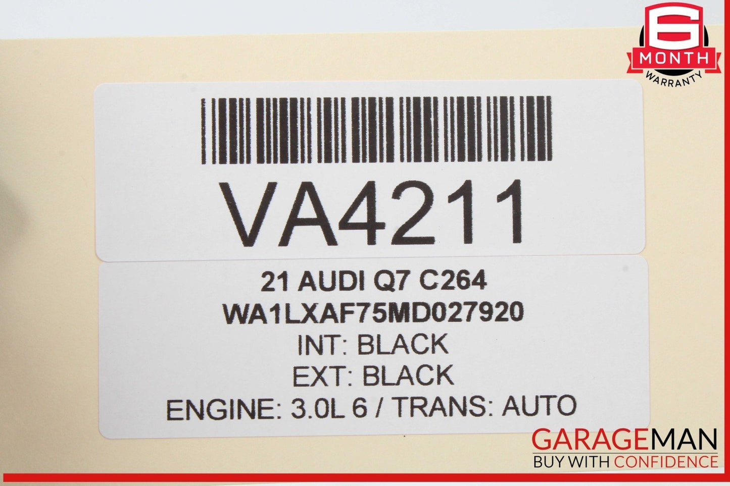 17-24 Audi Q7 Front Left Driver Side Seat Memory Control Module Unit 4M6959760