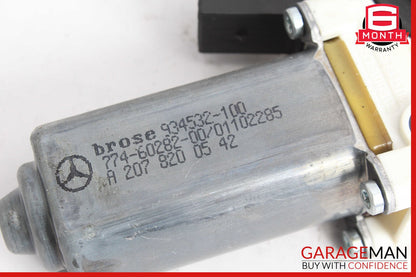 10-20 Mercedes R172 SLK250 Front Left Window Regulator Motor 2078200542 OEM