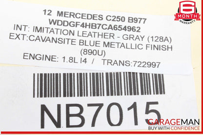 12-15 Mercedes W204 C250 M271 Power Steering Pump Assembly 0064663601 OEM