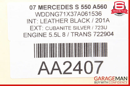 07-09 Mercedes W221 S550 S65 AMG Rear Left Or Right Side Door Control Module OEM