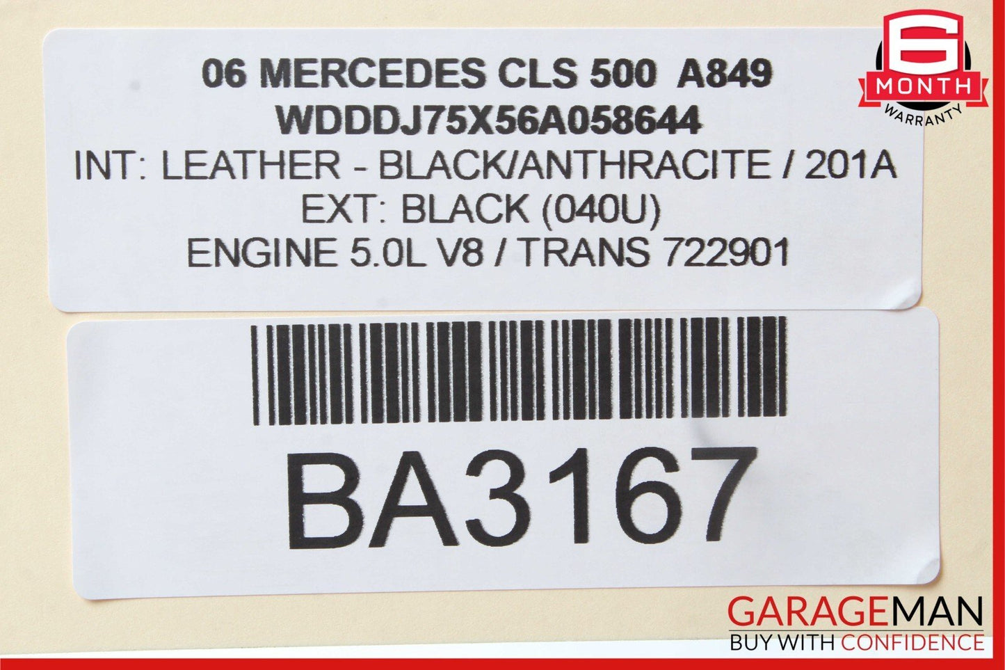 06-11 Mercedes W219 CLS500 CLS63 Front Left Keyless Go Door Lock Latch Actuator