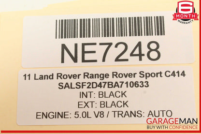 10-13 Land Rover Range Rover Sport Rear Left Driver Side Seat Belt Black OEM