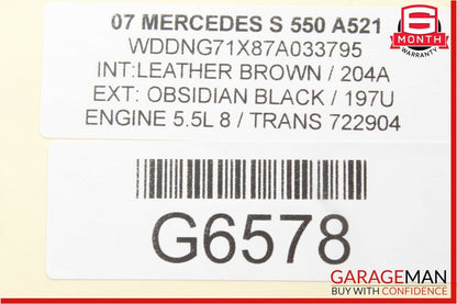 07-14 Mercedes W221 S550 CL550 Front Left Side Dash AC A/C Air Vent Trim Black