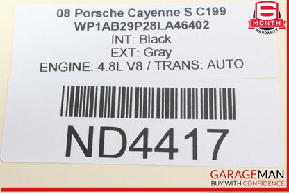 03-10 Porsche Cayenne S 955 957 Rear Trunk Hatch Windshield Wiper Motor OEM