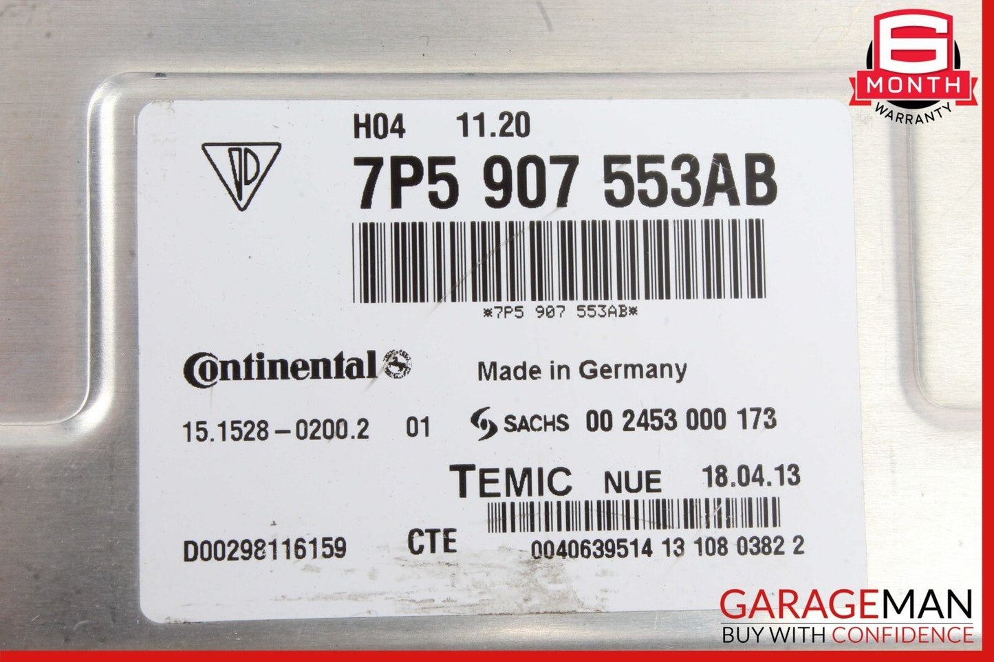 11-14 Porsche Cayenne 958 Hybrid S Air Suspension Airmatic Module 7P5907553 OEM
