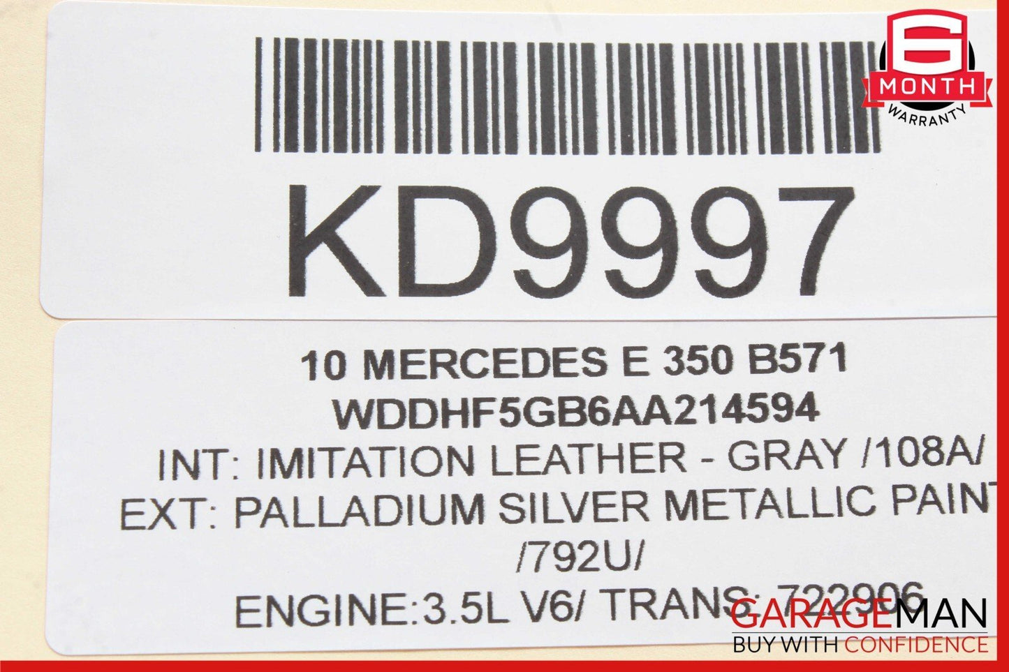 09-12 Mercedes R230 SL550 SL63 Right Passenger Under Seat Control Module OEM