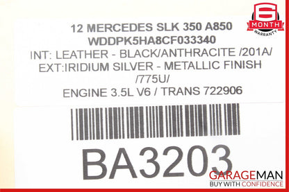 2012 Mercedes R172 SLK350 SLK250 Front Left Driver Side Door Control Module OEM