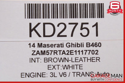 14-17 Maserati Ghibli Front Right & Left Side Door Sound Audio Speaker Set OEM