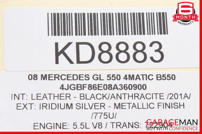 07-12 Mercedes X164 GL550 GL350 3rd Third Seat Row Power Folding Control Module
