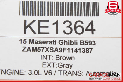 14-17 Maserati Ghibli Steering Column Combination Switch Arm Controls Assy OEM