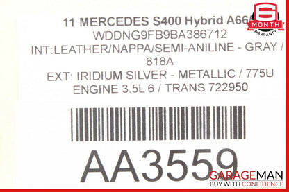 07-13 Mercedes W221 S4000 Speedometer Odometer Instrument Cluster Gauge OEM