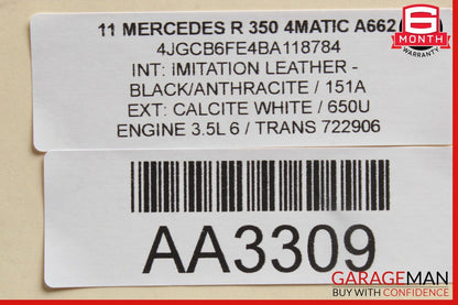 10-13 Mercedes W251 R350 Front Right Side Bumper Fog Light Lamp OEM