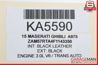 14-17 Maserati Ghibli Anti Lock ABS Brake Pump Module Unit