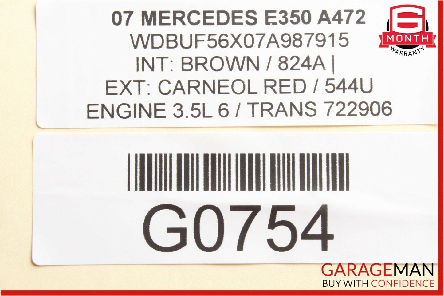 07-09 Mercedes W211 E350 E550 Rear Left Door Control Module OEM