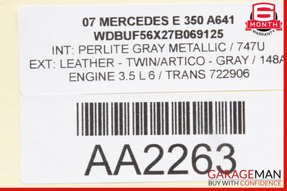 07-09 Mercedes W211 E350 E550 E63 AMG Rear Overhead Dome Light Reading Map Gray