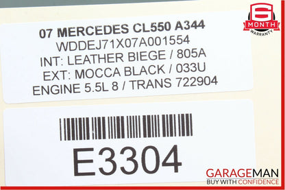 07-13 Mercedes W216 CL550 S550 Front Right Seat Control Memory Switch OEM