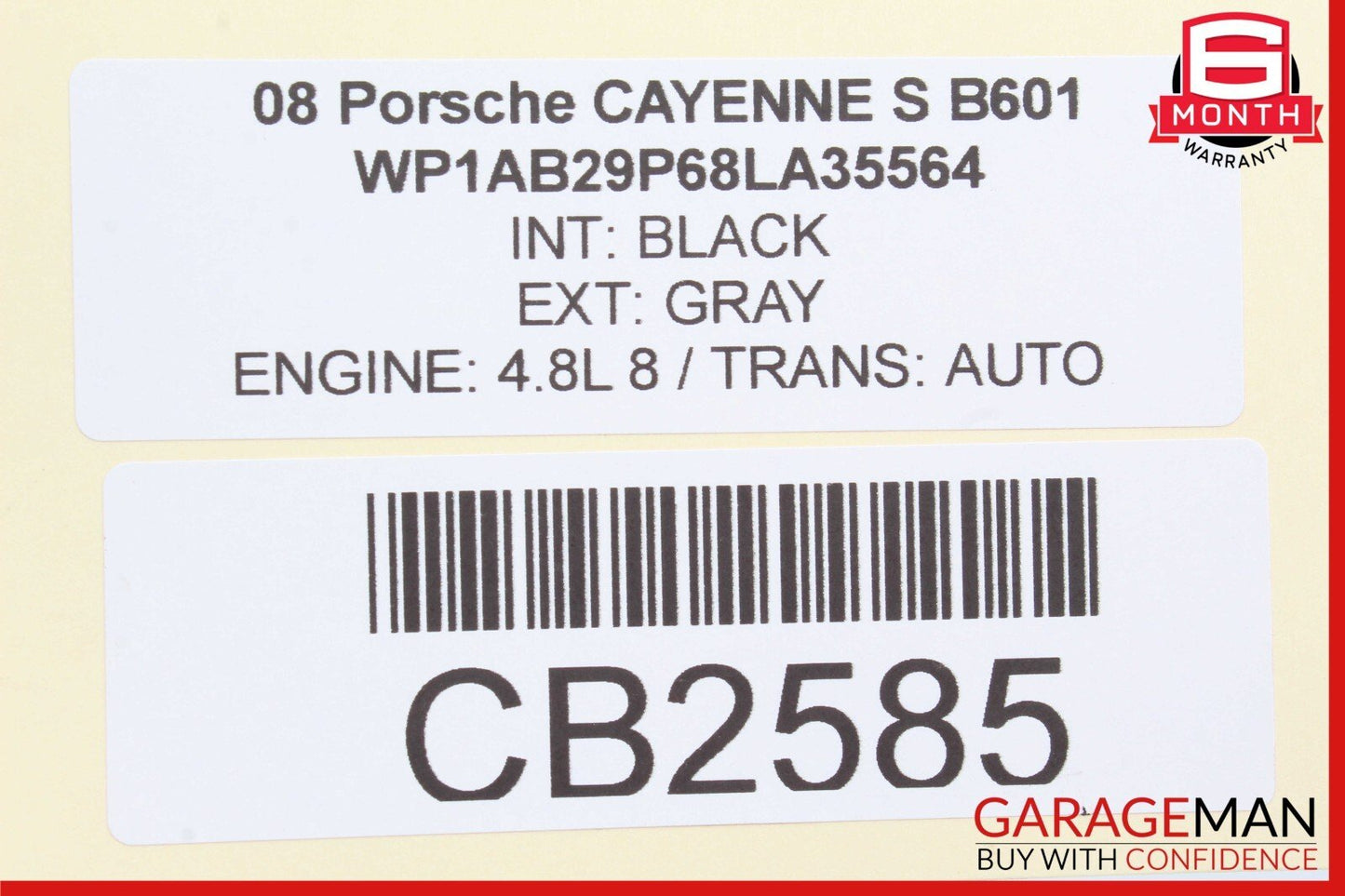 03-10 Porsche Cayenne S 957 Front Right / Left Drive CV Axle Shaft Driveshaft