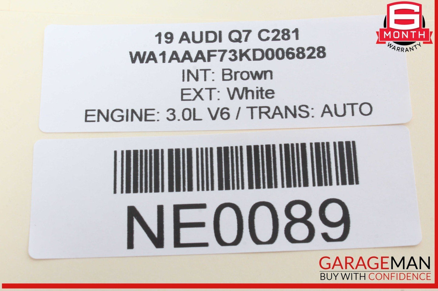 17-19 Audi Q7 Front Dash Multifunctional Combination Control Switch OEM