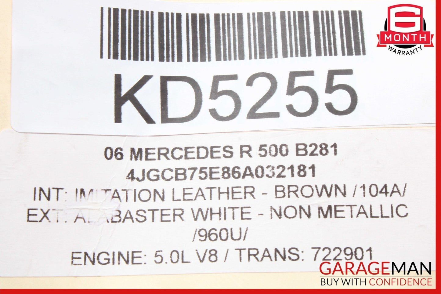 06-13 Mercedes W251 R500 ML350 Front Left Driver Side Exterior Door Handle OEM