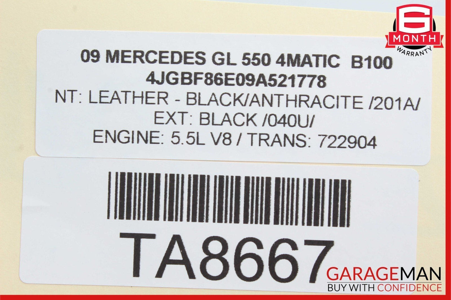 06-09 Mercedes X164 GL450 4MATIC Speedometer Odometer Instrument Cluster Gauge