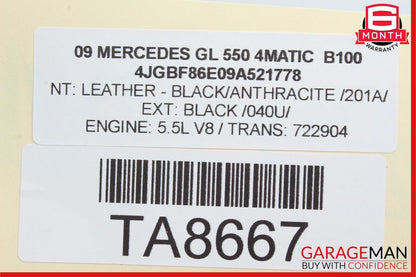 06-09 Mercedes X164 GL450 4MATIC Speedometer Odometer Instrument Cluster Gauge