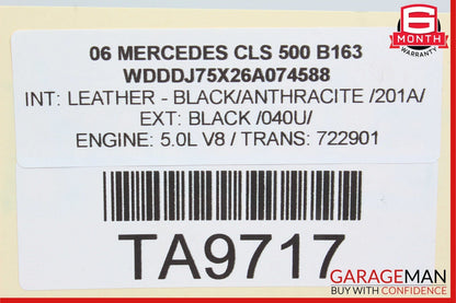 03-11 Mercedes W219 CLS500 AMG Front Left Driver Side Lower Control Arm RWD