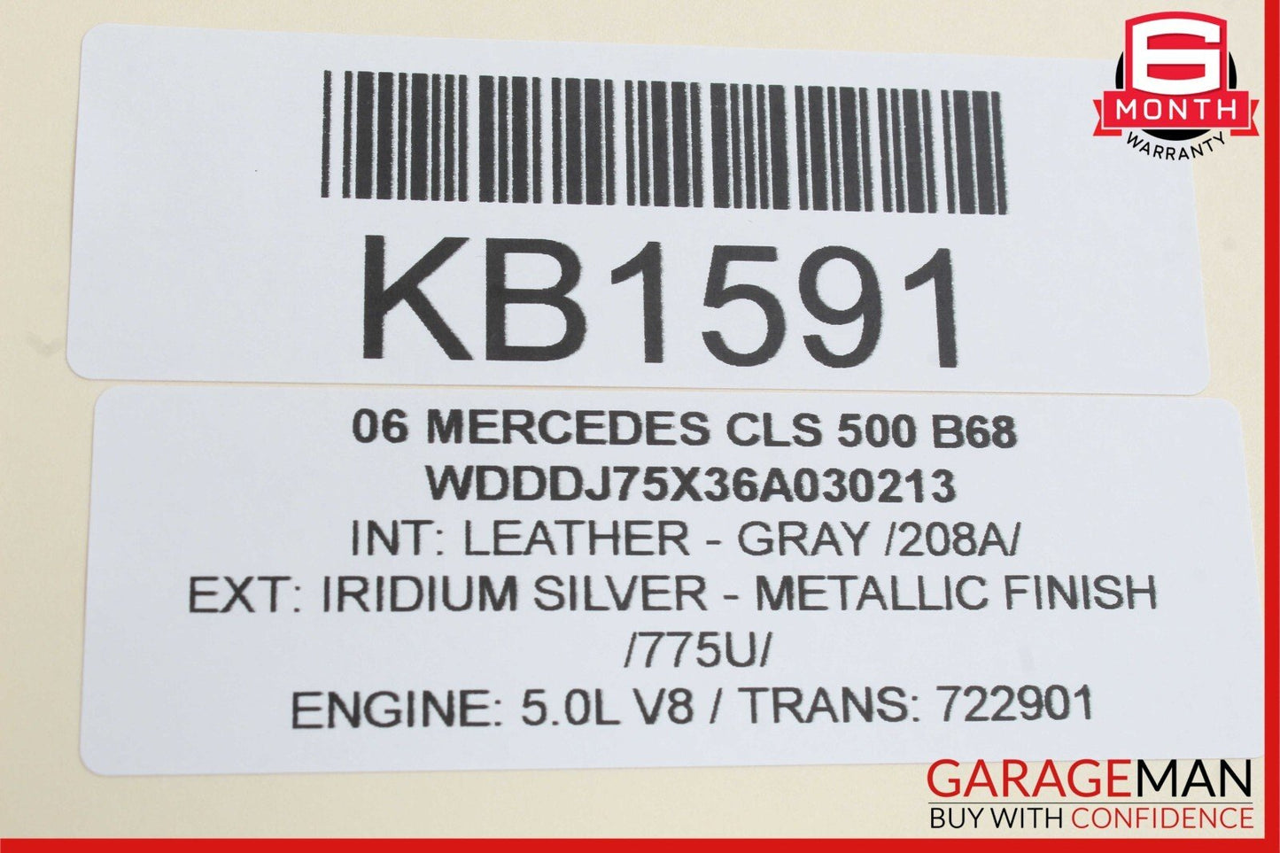 06-11 Mercedes W219 CLS550 CLS55 CLS63 AMG Front Left Door Control Module Unit