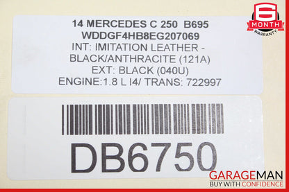 12-15 Mercedes C250 SLK250 7G Tranny Automatic Transmission Assy 722.997 108k