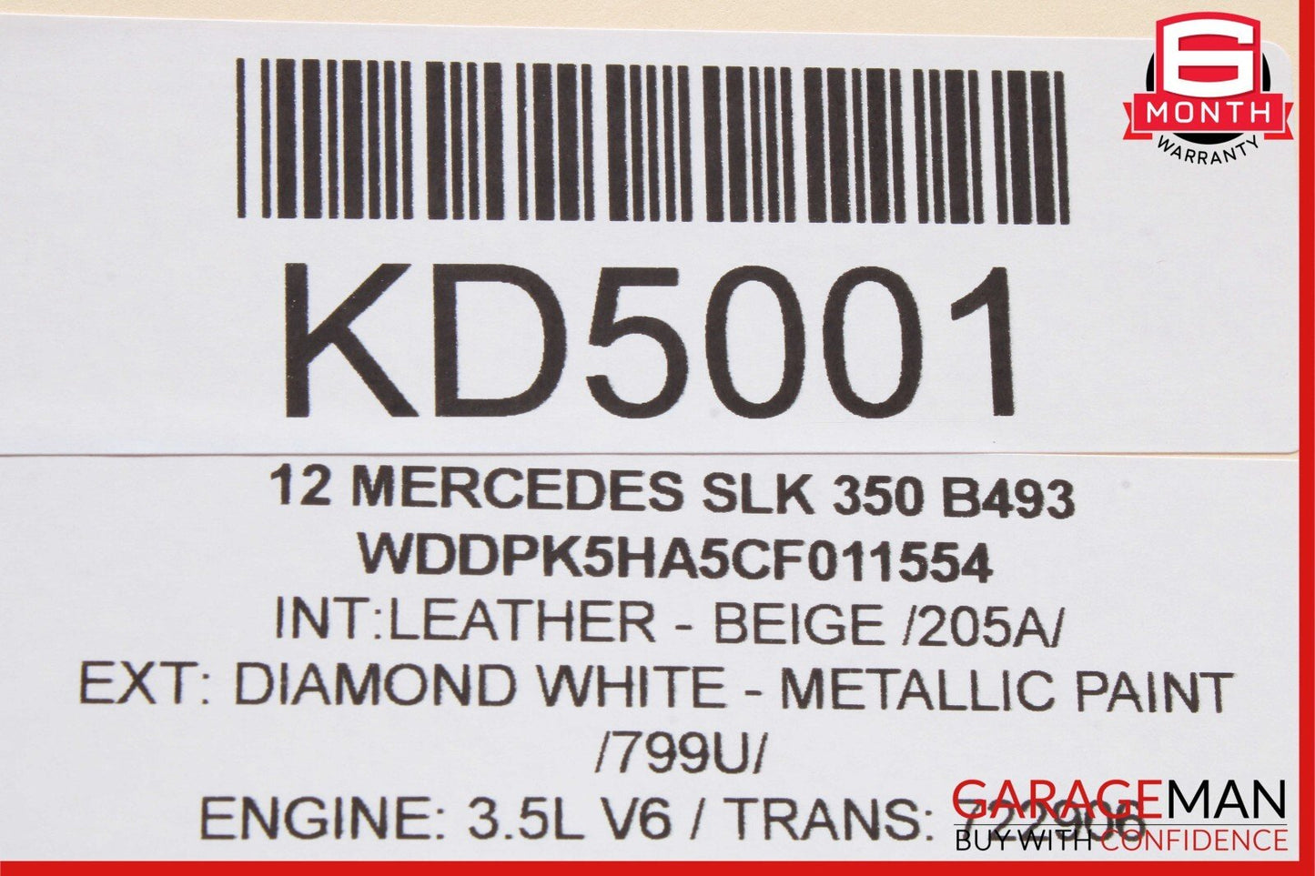 12-14 Mercedes R172 SLK250 SLK350 Rear Fuse Relay Junction Box Assembly OEM