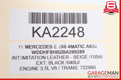 10-13 Mercedes W212 E400 E350 E550 Center Console Switch Trim Bezel Wood OEM