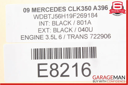 03-09 Mercedes W209 CLK350 Dash Dashboard Speaker Cover Grille Grill Black OEM