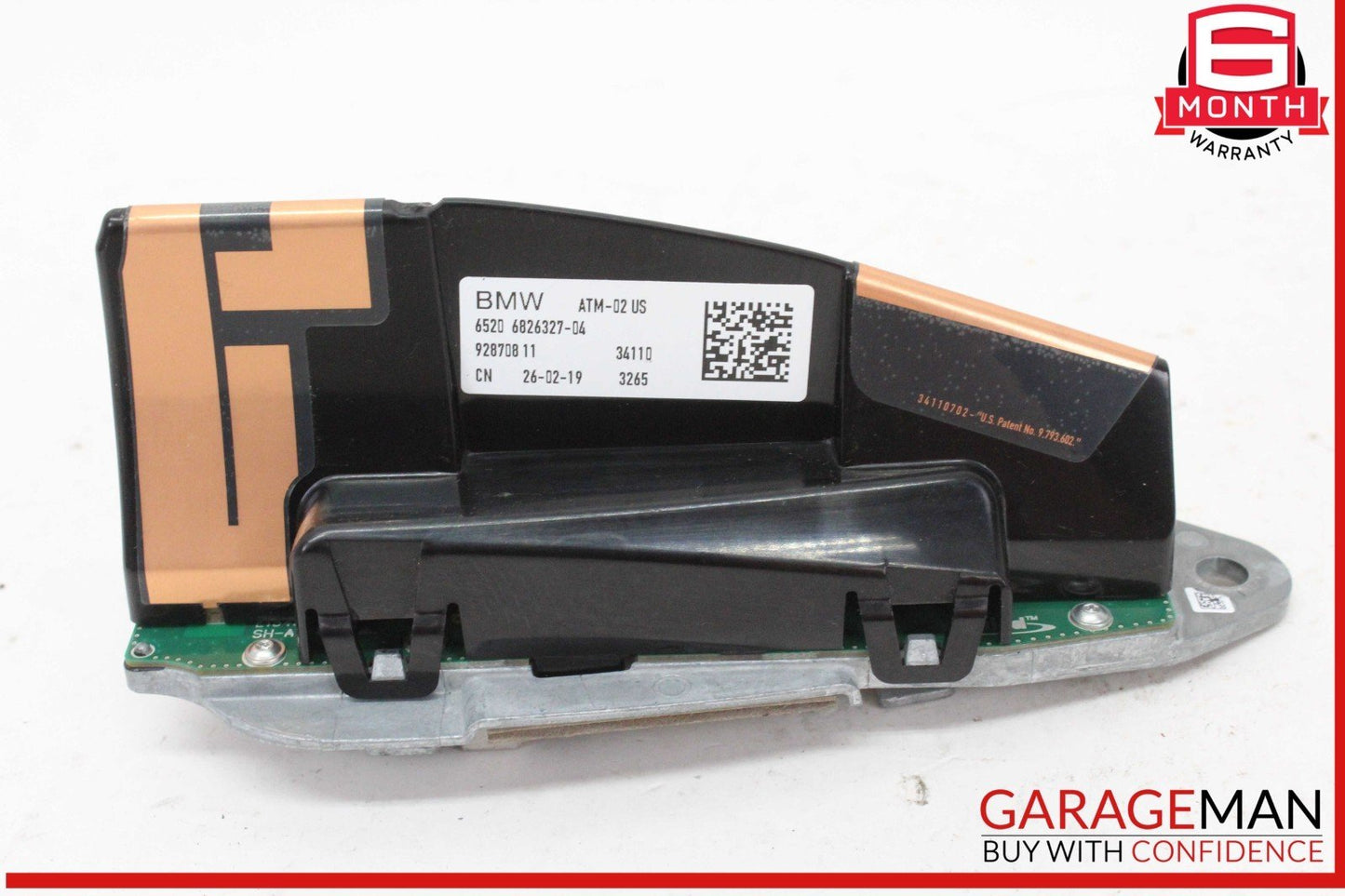 19-24 BMW M340i G20 Rear Roof Shark Fin Radio Antenna Module Black 6826327 OEM